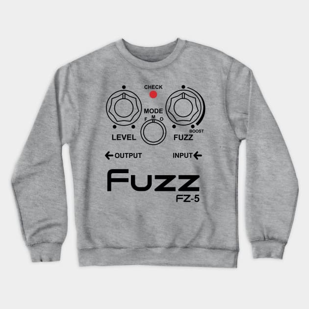 Fuzz Pedal FZ-5 Crewneck Sweatshirt by weeed